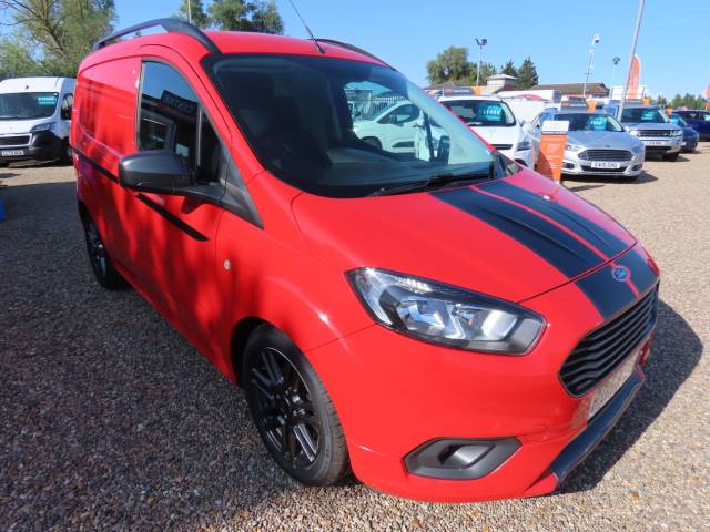 Ford Transit Courier 1.5 TDCi 100ps Sport Van [6 Speed] - NO VAT Panel Van Diesel Red